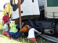 Bild: Bergung in der Auffahrt
