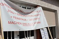 Bild: Demo &uuml;ber Bundesstra&szlig;e 4 in Greu&szlig;en gezogen