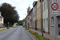Bild: Demo &uuml;ber Bundesstra&szlig;e 4 in Greu&szlig;en gezogen