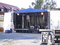 Bild: Vorbereitungen zum 20. Altstadtfest in Nordhausen