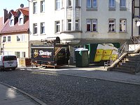 Bild: Vorbereitungen zum 20. Altstadtfest in Nordhausen
