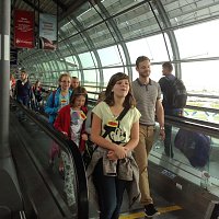 Bild: Zum Flughafen und zur&uuml;ck