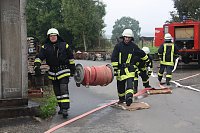 Bild: Katastrophenschutz &uuml;bte den Ernstfall