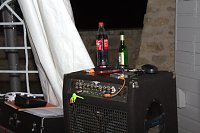 Bild: Auf der Burg ging die "Post" ab