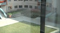 Bild: 30.000 Liter Wasser wurden auf das Dach der neuen Bibliothek gepumpt