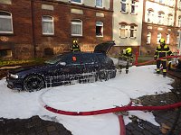 Bild: Auto brannte aus