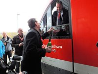Bild: Taufe am Ellricher Bahnhof