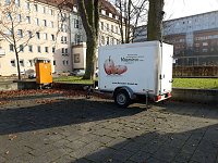 Bild: Weihnachtsmarkt wird aufgebaut