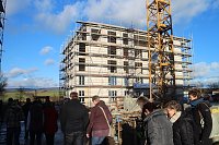 Bild: Richtfest in der Nordh&auml;user Semmelwei&szlig;stra&szlig;e