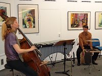 Bild: Vernissage zur Ausstellung von J&uuml;rgen Rennebach in der Kreissparkasse Nordhausen war gut besucht