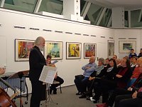 Bild: Vernissage zur Ausstellung von J&uuml;rgen Rennebach in der Kreissparkasse Nordhausen war gut besucht