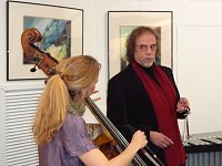 Bild: Vernissage zur Ausstellung von J&uuml;rgen Rennebach in der Kreissparkasse Nordhausen war gut besucht
