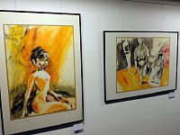 Bild: Vernissage zur Ausstellung von J&uuml;rgen Rennebach in der Kreissparkasse Nordhausen war gut besucht