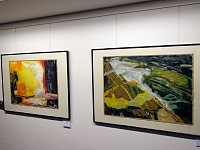Bild: Vernissage zur Ausstellung von J&uuml;rgen Rennebach in der Kreissparkasse Nordhausen war gut besucht