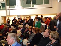 Bild: Vernissage zur Ausstellung von J&uuml;rgen Rennebach in der Kreissparkasse Nordhausen war gut besucht