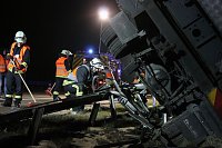 Feuerwehr im Einsatz auf der A 38 Bild: Feuerwehr im Einsatz auf der A 38