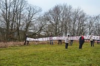 Bild: Protest gegen Probebohrungen