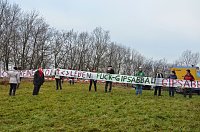 Bild: Protest gegen Probebohrungen