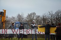 Bild: Protest gegen Probebohrungen