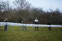 Bild: Protest gegen Probebohrungen