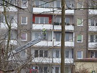 Bild: Kellerbrand in der Halleschen Stra&szlig;e