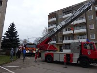 Bild: Kellerbrand in der Halleschen Stra&szlig;e