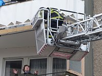 Bild: Kellerbrand in der Halleschen Stra&szlig;e