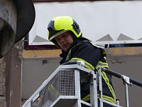 Bild: Kellerbrand in der Halleschen Stra&szlig;e
