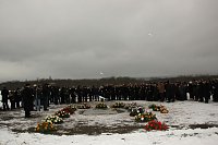 Bild: In der Gedenkst&auml;tte Buchenwald wurde heute auch der Opfer des Nationalsozialismus gedacht