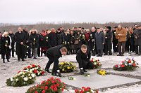 Bild: In der Gedenkst&auml;tte Buchenwald wurde heute auch der Opfer des Nationalsozialismus gedacht