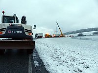 Bild: Letzte Arbeiten an der Unfallstelle