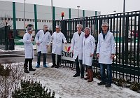Bild: Radsportler belohnten sich mit Schokolade