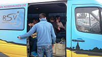 Bild: Radsportler belohnten sich mit Schokolade