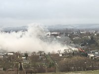 Bild: Feuer in Kleingartenanlage