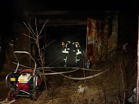 Bild: Brand in Werkstatt