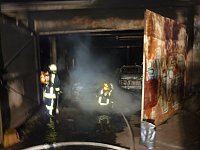 Bild: Brand in Werkstatt