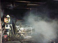 Bild: Brand in Werkstatt