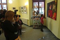 Bild: "Zitronenblau" - seit heute ist die neue Ausstellung der Jugendkunstschule Nordhausen im Landratsamt zu sehen