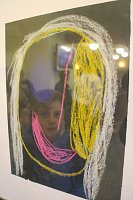 Bild: "Zitronenblau" - seit heute ist die neue Ausstellung der Jugendkunstschule Nordhausen im Landratsamt zu sehen
