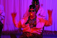 Bild: Zum 8. M&auml;nnerballettwettbewerb des BCC im Bleicher&ouml;der Kulturhaus sollte es zum Kopf an Kopf Tanzen kommen