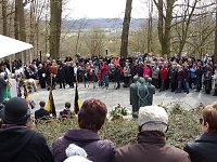 Bild: Gedenken an die Befreiung des KZ Mittelbau-Dora vor 70 Jahren.