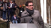 Bild: Gedenken zum 70. Jahrestag der Befreiung des KZ Mittelbau-Dora