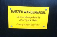 Bild: Stempelstelle im Ahornpark