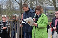 Bild: F&uuml;r die neue Sporthalle der Regelschule Ellrich wurde heute der Grundstein gelegt