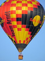 Bild: Hei&szlig;luftballon &uuml;ber Nordhausen 