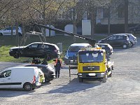 Bild: Arbeiten auf dem August Bebel Platz