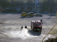 Bild: Arbeiten auf dem August Bebel Platz