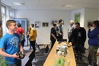 Bild: Gr&uuml;nes Abendessen mit Ausstellung im Nordh&auml;user Abgeordnetenb&uuml;ro