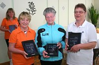 Dagmar Reitmeier, Toni Herrmann und Heike Hase gewannen erneut die Titel bei den Seniorinnen Bild: Dagmar Reitmeier, Toni Herrmann und Heike Hase gewannen erneut die Titel bei den Seniorinnen