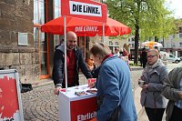 Bild: 1. Mai Kundgebung auf dem Nordh&auml;user Rathausplatz